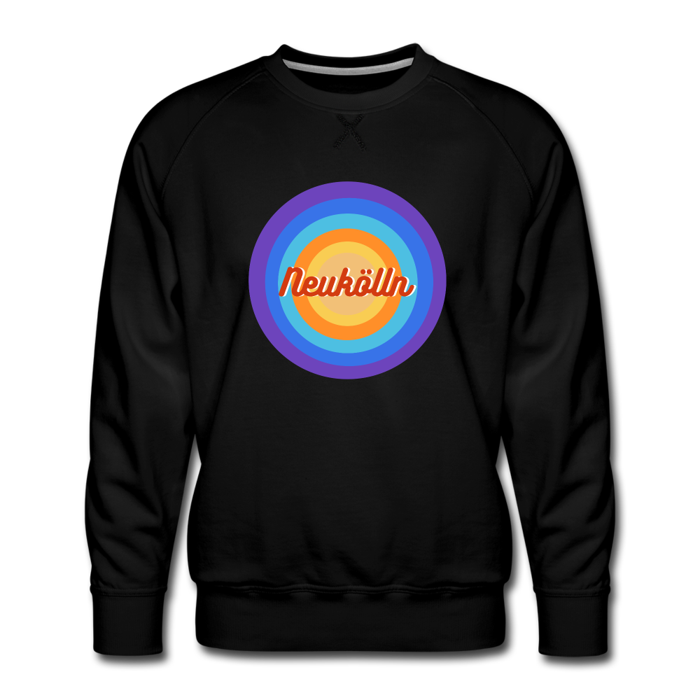 Neukölln Retro - Männer Premium Sweatshirt - black