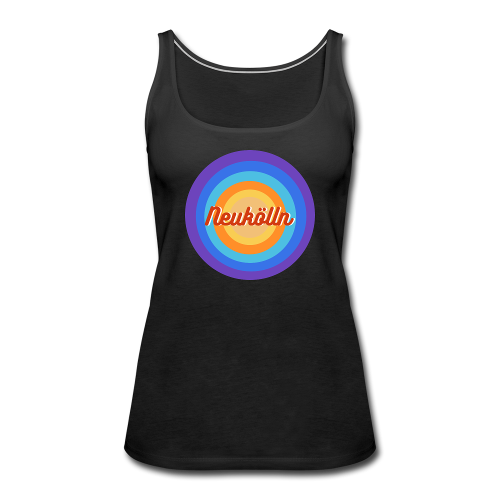 Neukölln Retro - Frauen Premium Tank Top - black