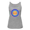 Neukölln Retro - Frauen Premium Tank Top - heather grey