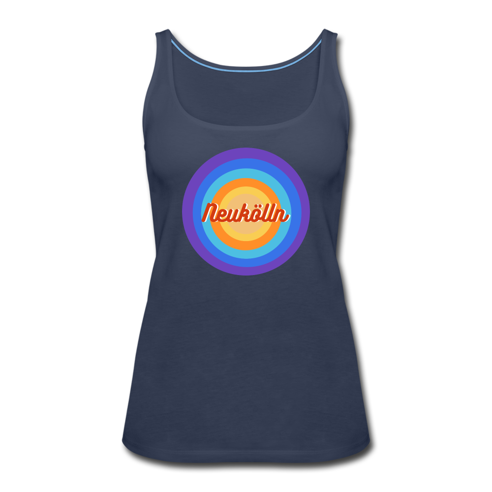 Neukölln Retro - Frauen Premium Tank Top - navy