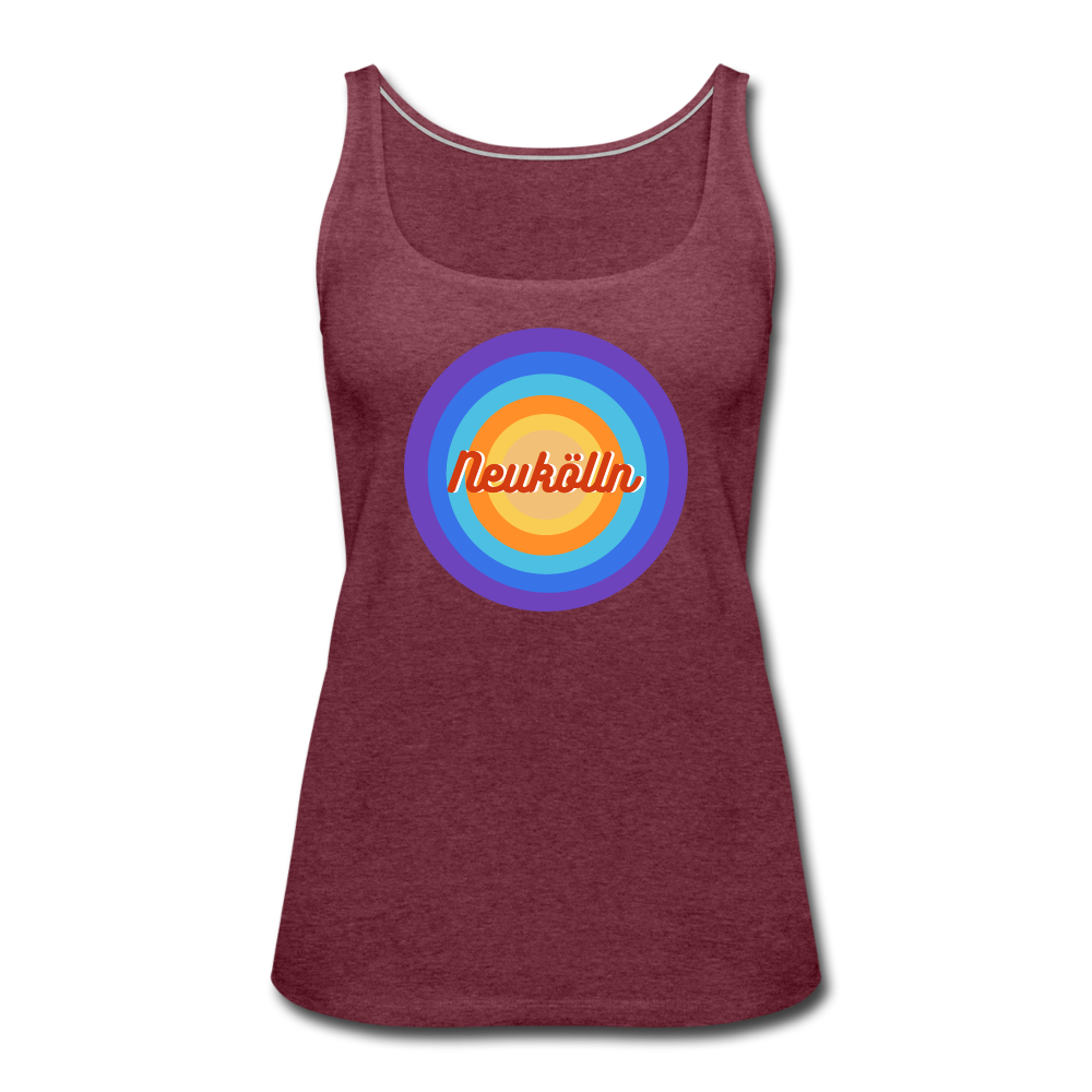 Neukölln Retro - Frauen Premium Tank Top - heather burgundy
