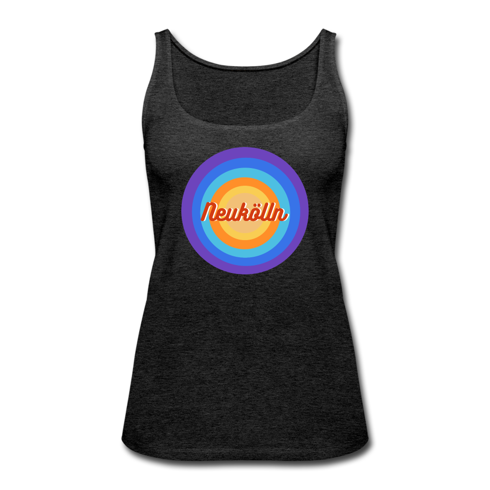 Neukölln Retro - Frauen Premium Tank Top - charcoal grey