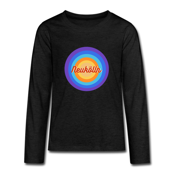 Neukölln Retro - Teenager Langarmshirt - charcoal grey