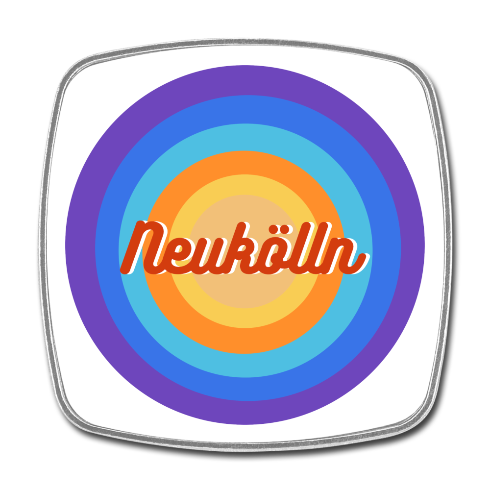 Neukölln Retro - Kühlschrankmagnet - white