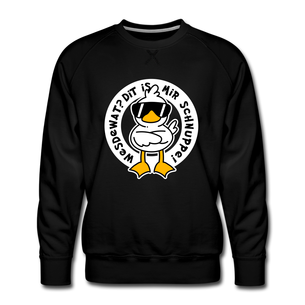 Wesdewat? - Männer Premium Sweatshirt - black