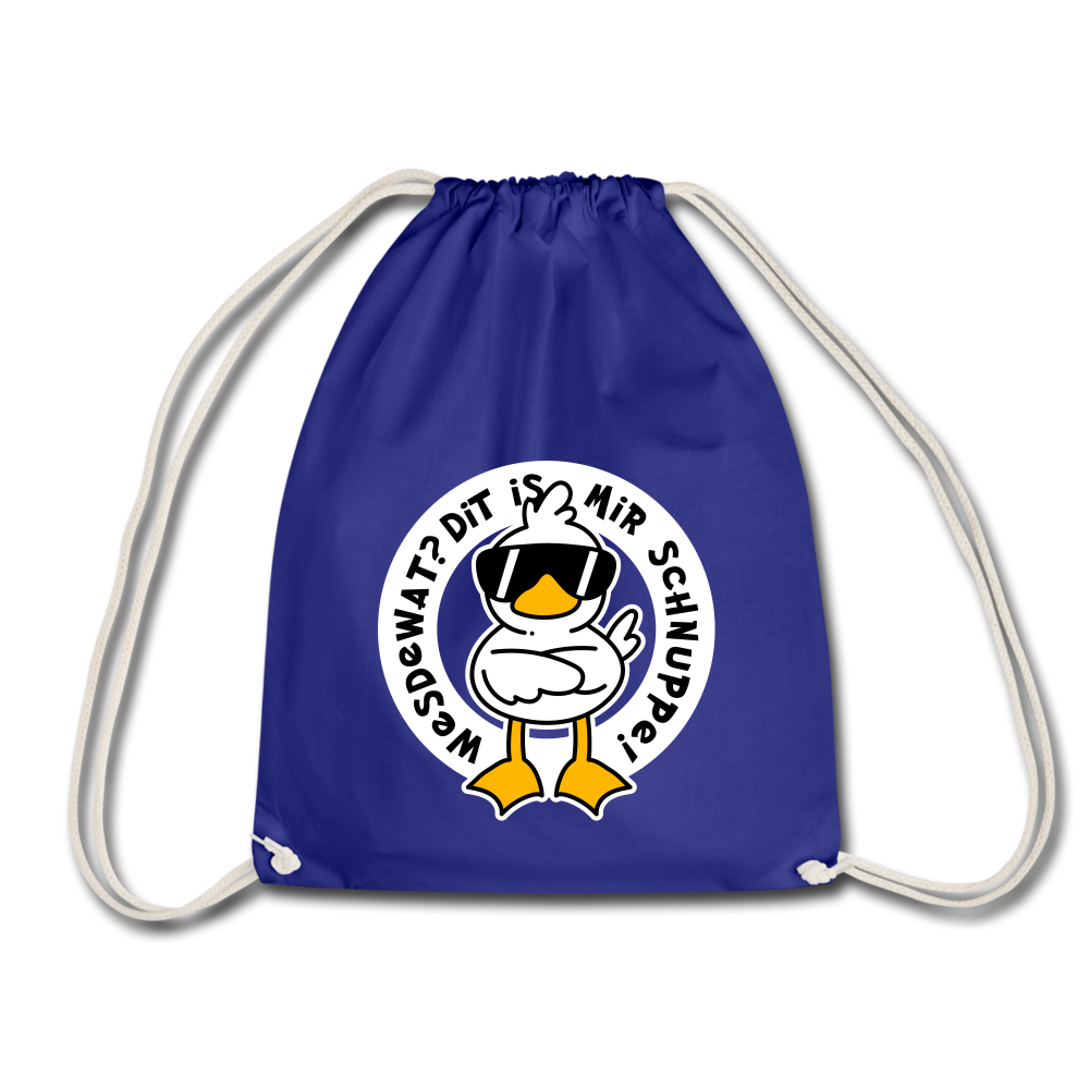 Wesdewat? - Turnbeutel - royal blue