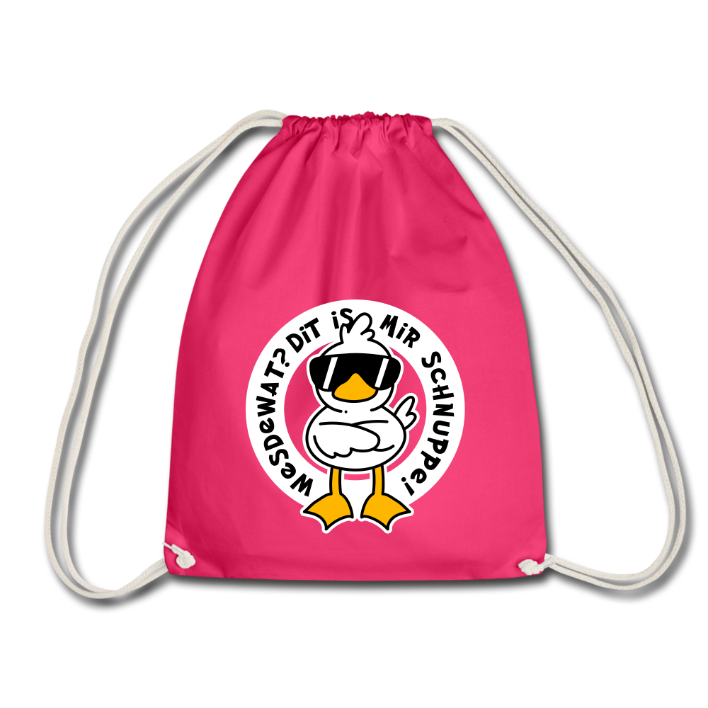 Wesdewat? - Turnbeutel - fuchsia