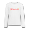 Westschnitte - Teenager Langarmshirt - white