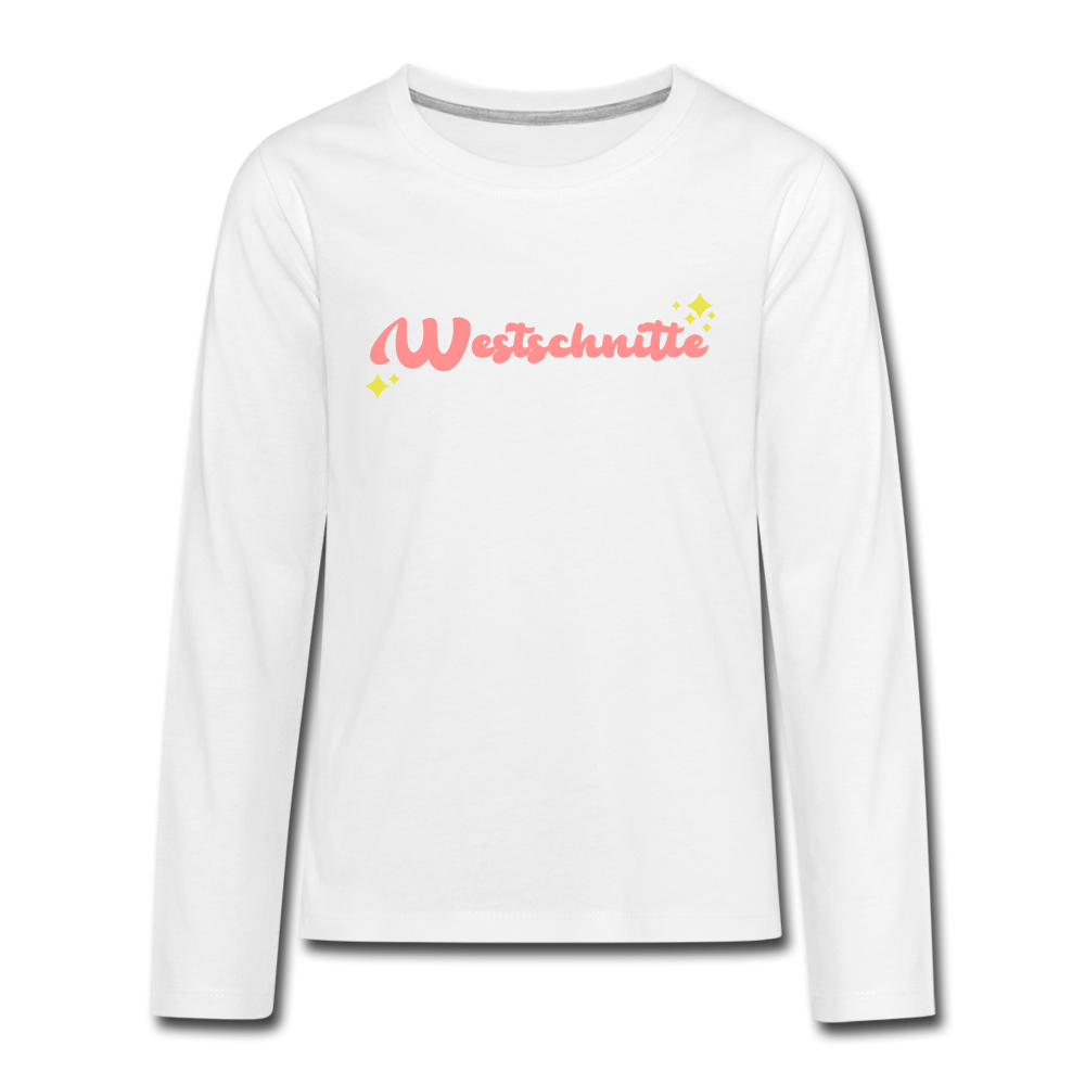 Westschnitte - Teenager Langarmshirt - white