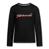 Westschnitte - Teenager Langarmshirt - black