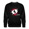 Berlin Klecks Bär - Männer Premium Sweatshirt - black