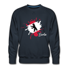 Berlin Klecks Bär - Männer Premium Sweatshirt - navy