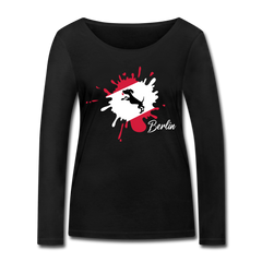 Klecks Hund - Frauen Bio Langarmshirt