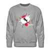 Berlin Klecks Hund - Männer Premium Sweatshirt - heather grey