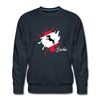 Berlin Klecks Hund - Männer Premium Sweatshirt - navy