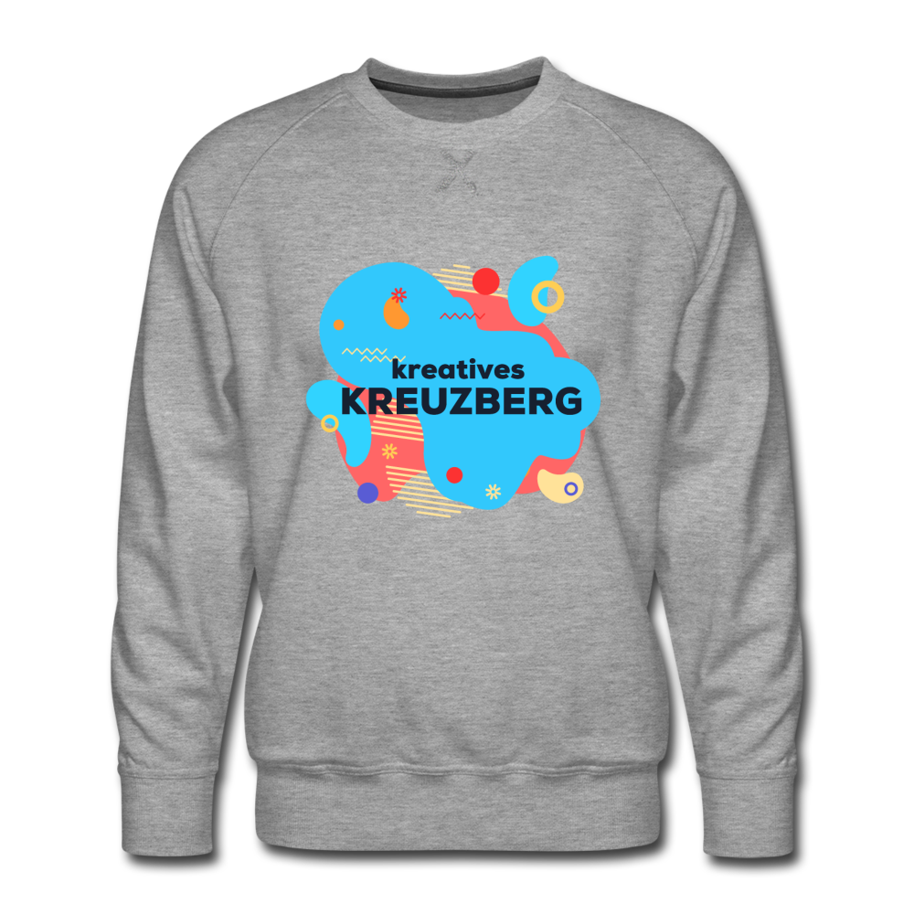 Kreatives Kreuzberg - Männer Premium Sweatshirt - heather grey