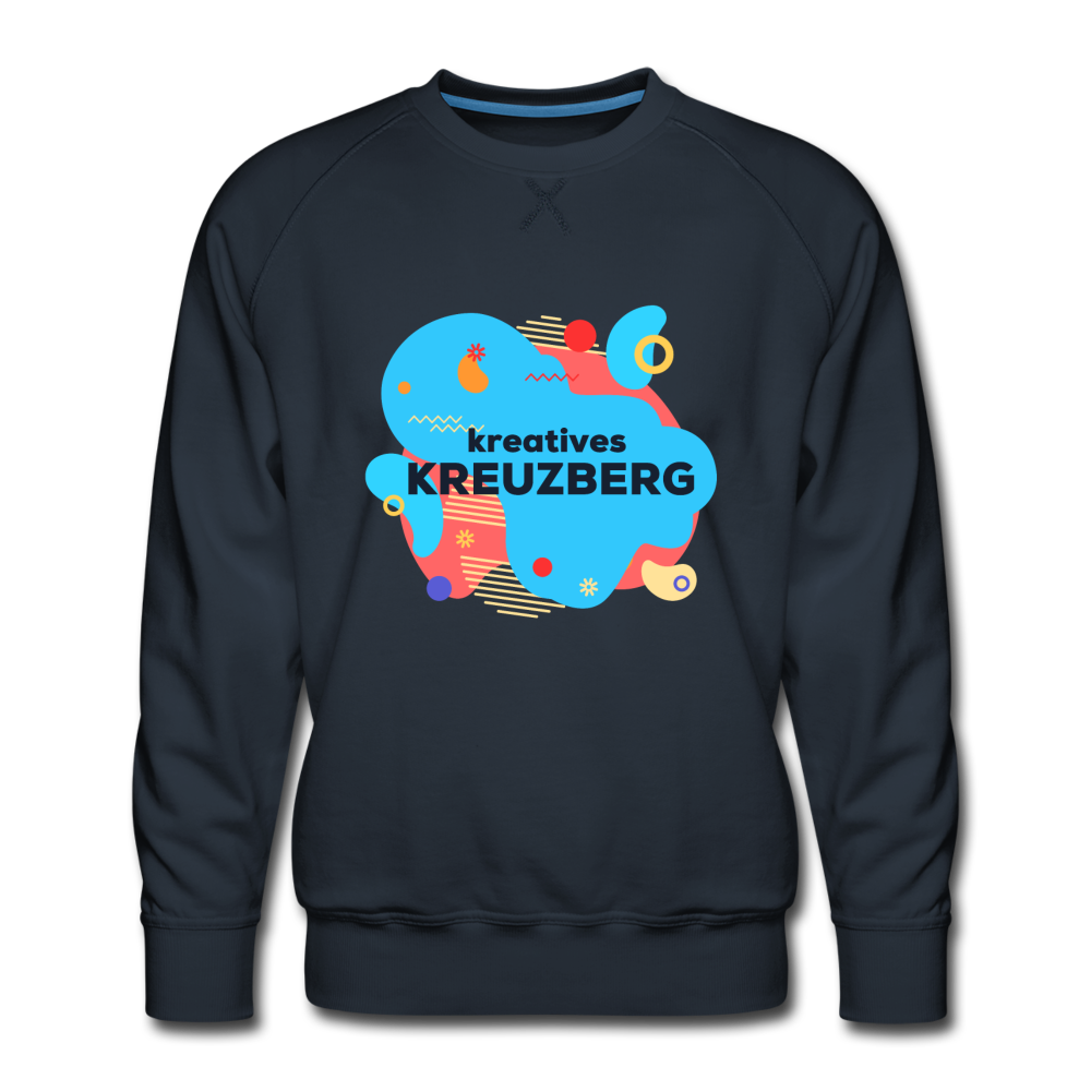 Kreatives Kreuzberg - Männer Premium Sweatshirt - navy