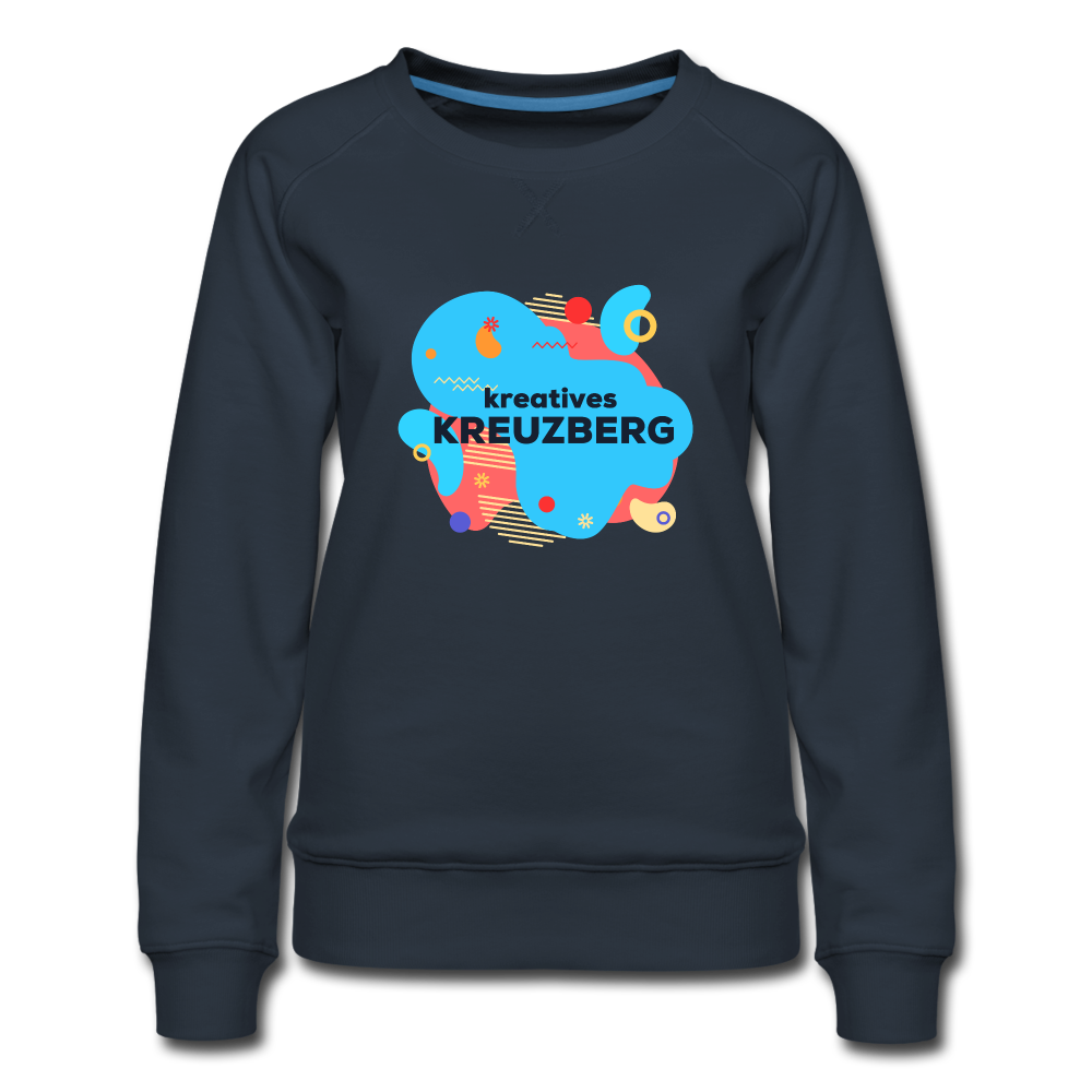 Kreatives Kreuzberg - Frauen Premium Sweatshirt - navy