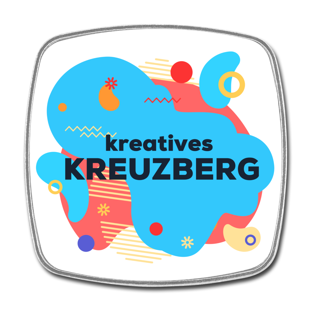 Kreatives Kreuzberg - Kühlschrankmagnet - white