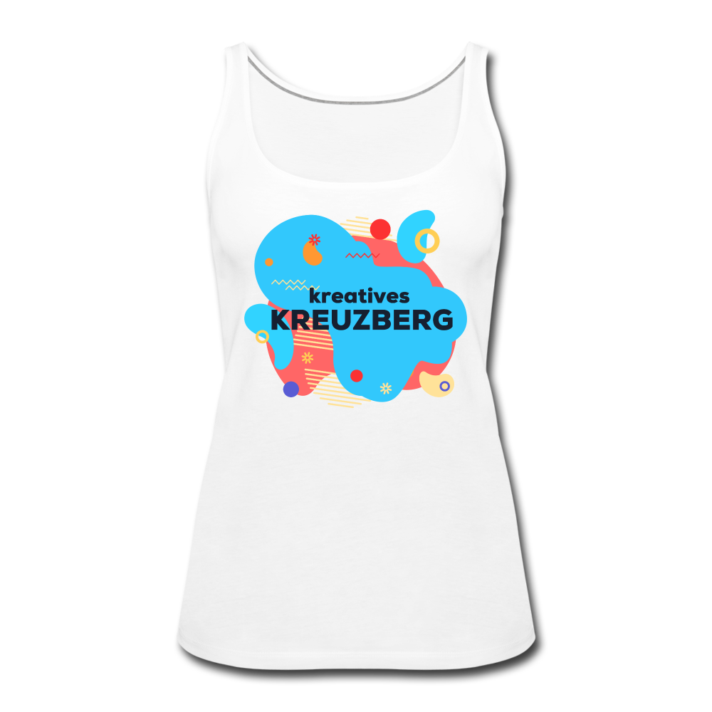 Kreatives Kreuzberg - Frauen Premium Tank Top - white