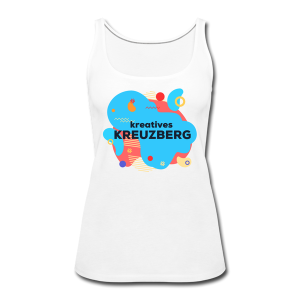 Kreatives Kreuzberg - Frauen Premium Tank Top - white