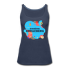 Kreatives Kreuzberg - Frauen Premium Tank Top - navy