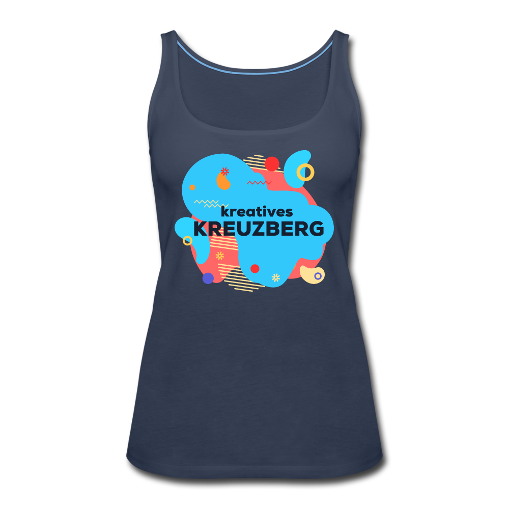 Kreatives Kreuzberg - Frauen Premium Tank Top - navy