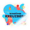Kreatives Kreuzberg - Aufkleber - transparent glossy