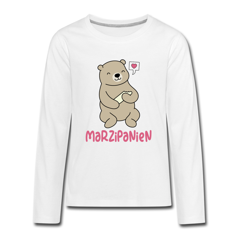 Marzipanien - Teenager Langarmshirt - white