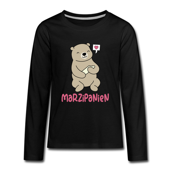 Marzipanien - Teenager Langarmshirt - black