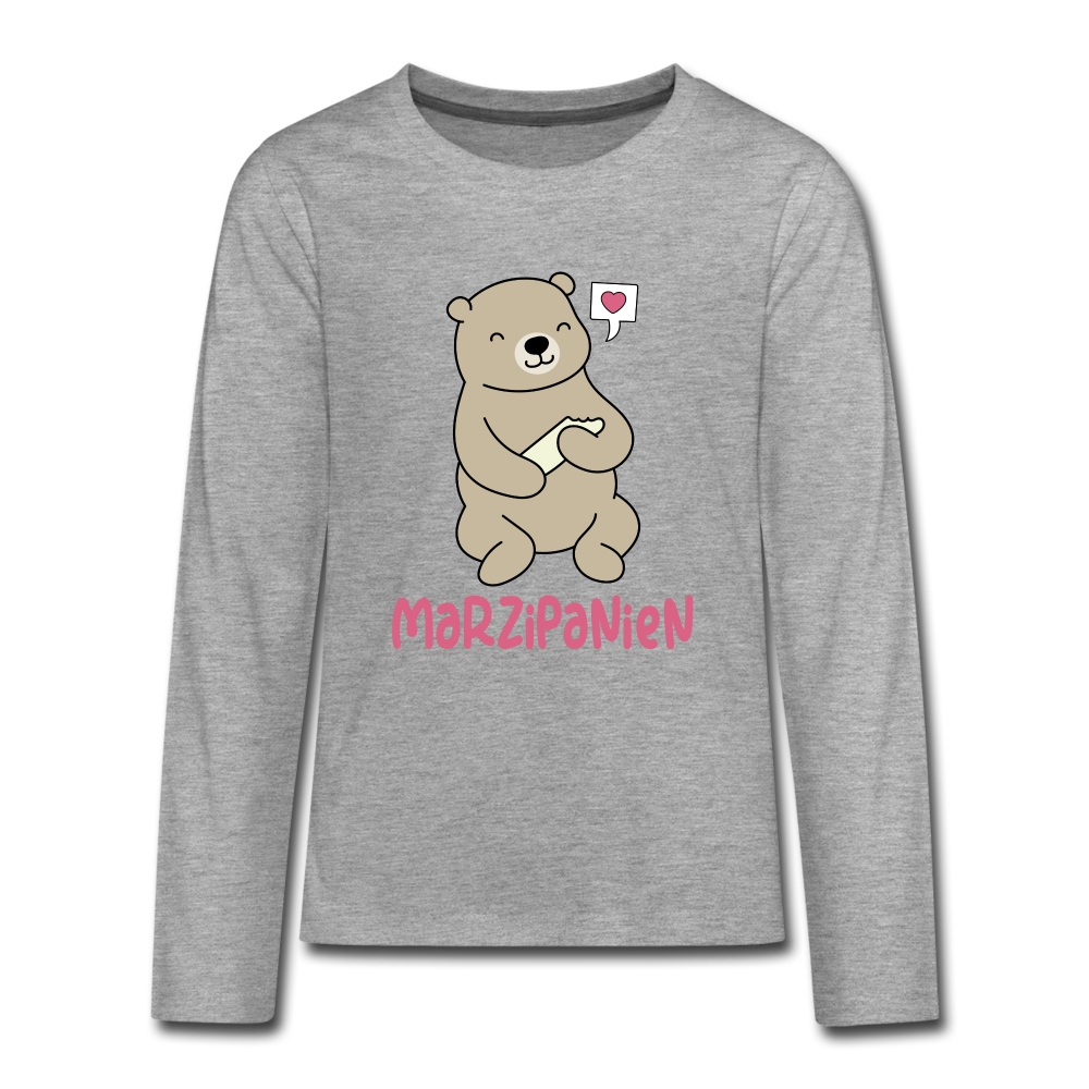 Marzipanien - Teenager Langarmshirt - heather grey