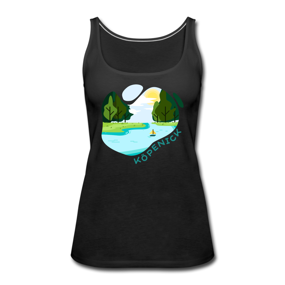 Köpenick am Wasser - Frauen Premium Tank Top - black