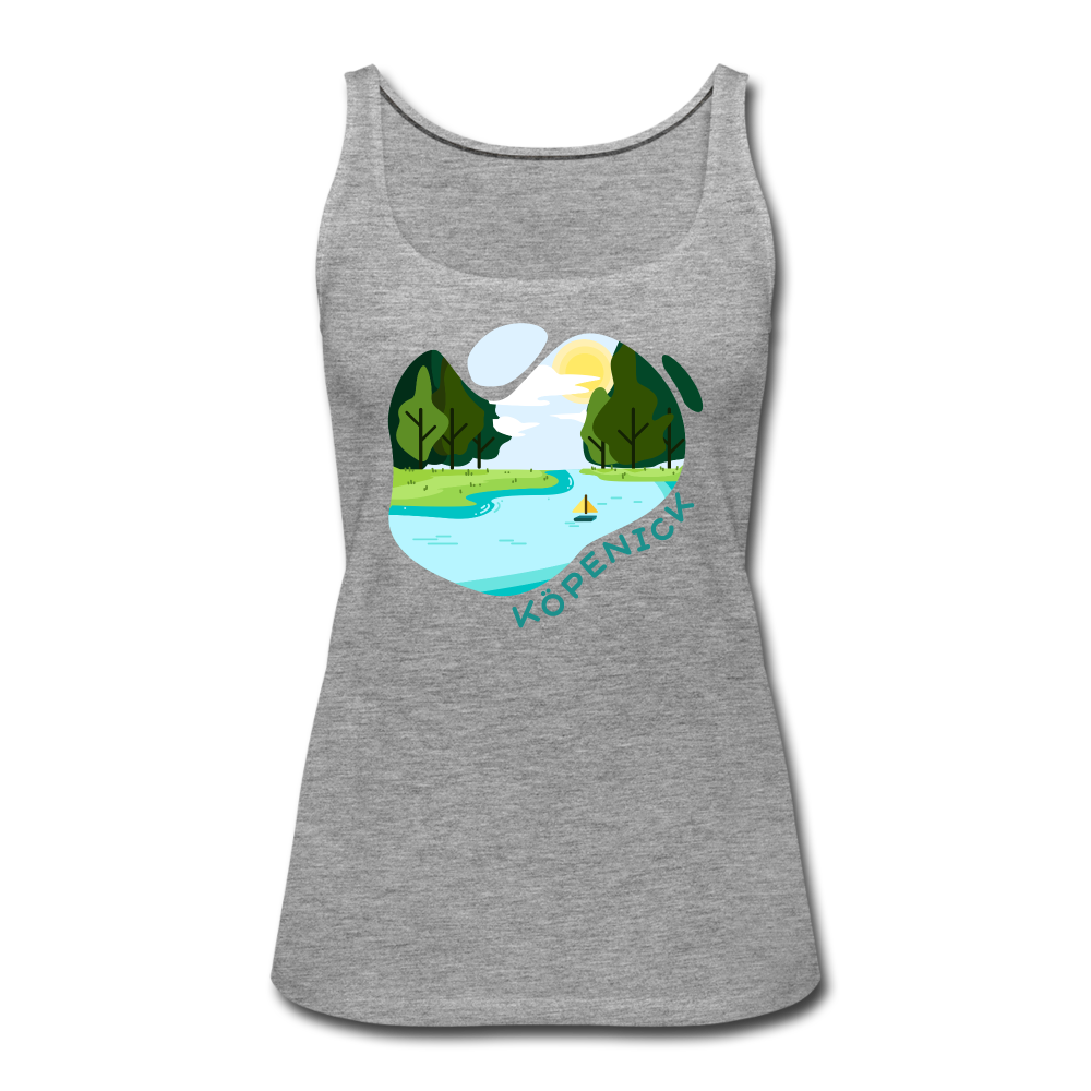 Köpenick am Wasser - Frauen Premium Tank Top - heather grey