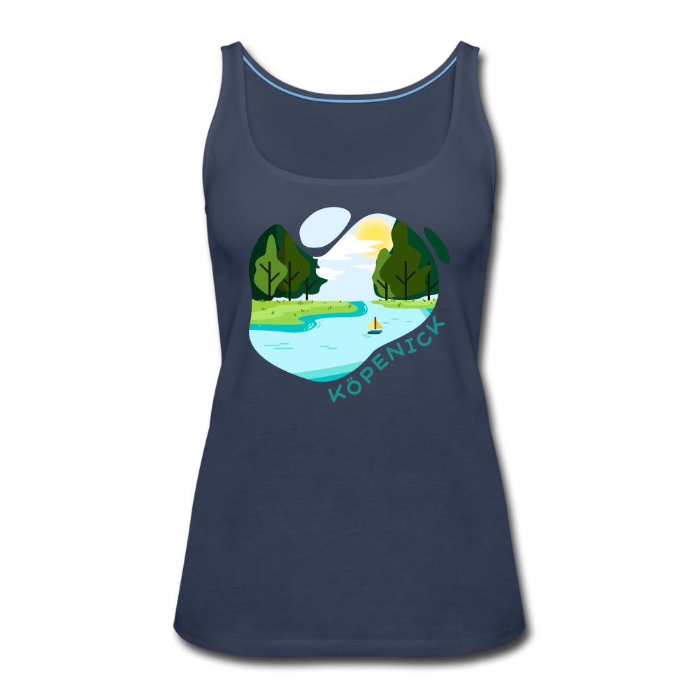 Köpenick am Wasser - Frauen Premium Tank Top - navy