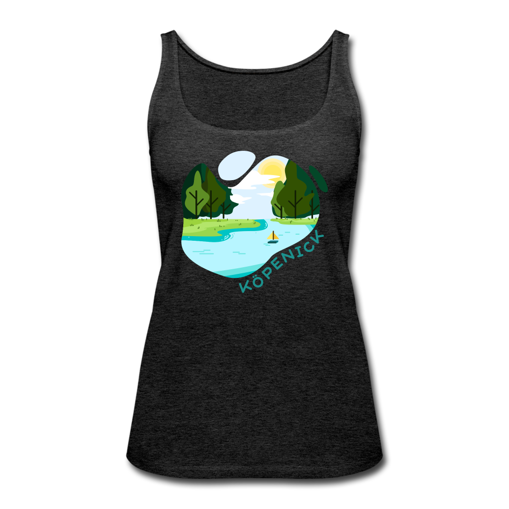 Köpenick am Wasser - Frauen Premium Tank Top - charcoal grey