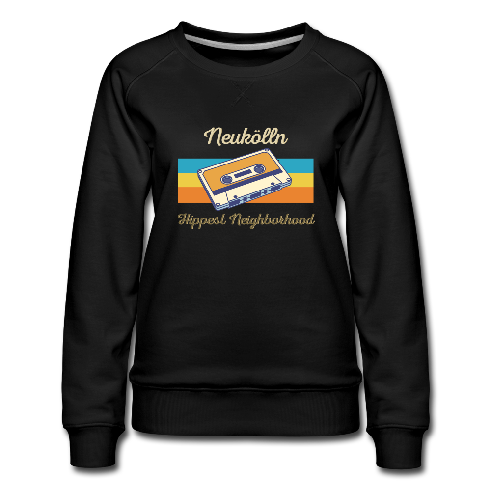 Hippes Neukölln - Frauen Premium Sweatshirt - black