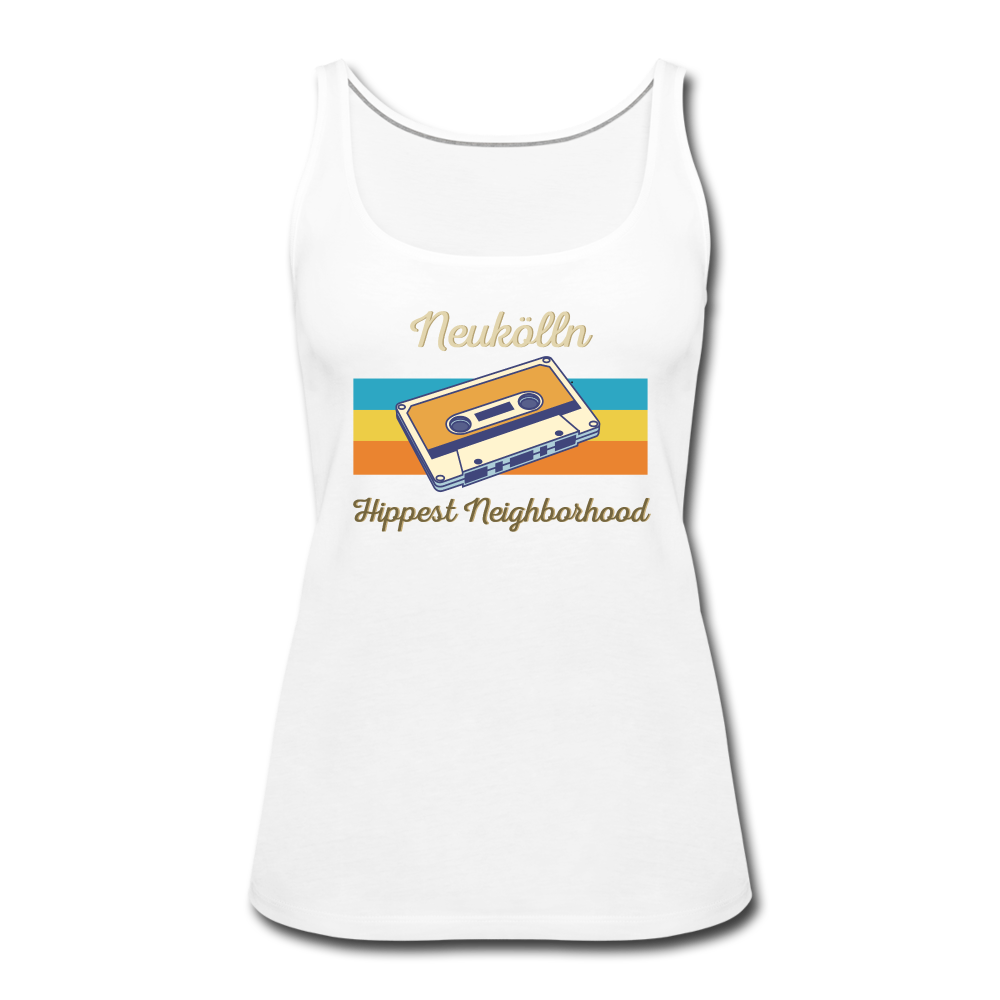 Hippes Neukölln - Frauen Premium Tank Top - white