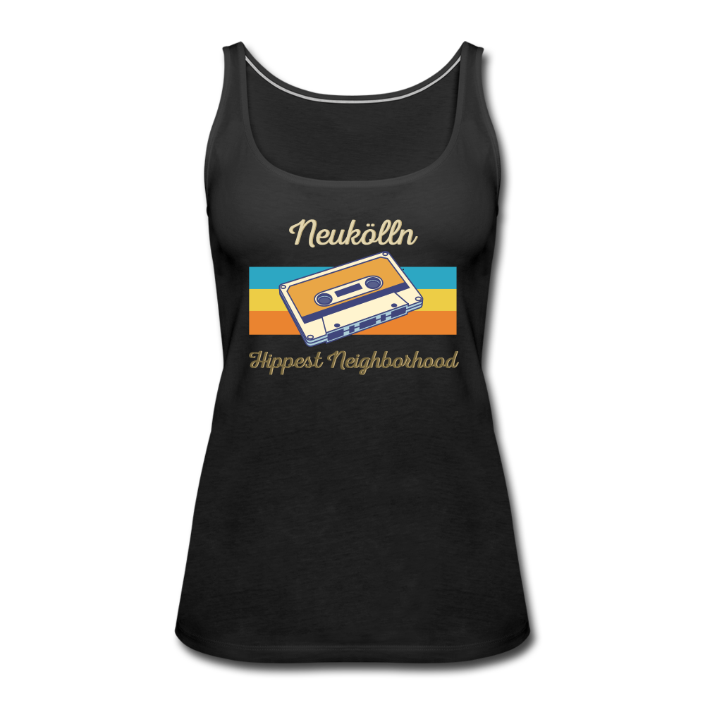 Hippes Neukölln - Frauen Premium Tank Top - black
