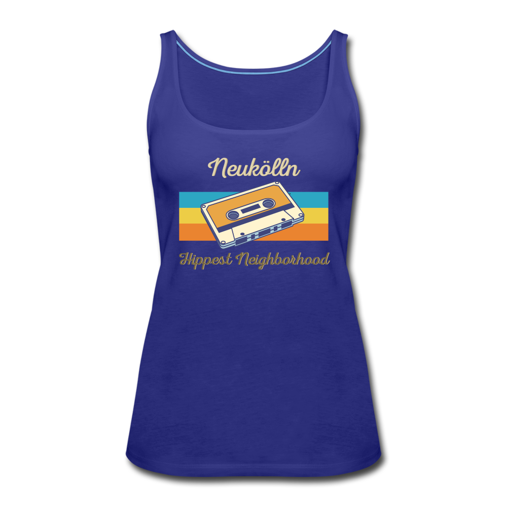 Hippes Neukölln - Frauen Premium Tank Top - royal blue