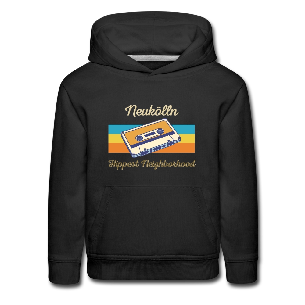 Hippes Neukölln - Kinder Premium Hoodie - black