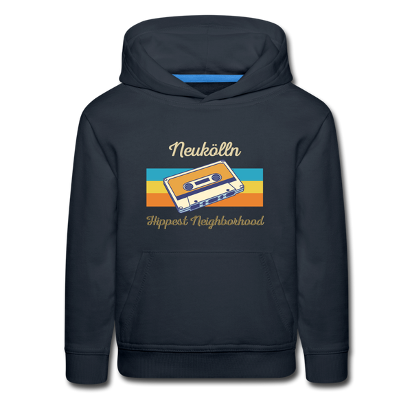 Hippes Neukölln - Kinder Premium Hoodie - navy
