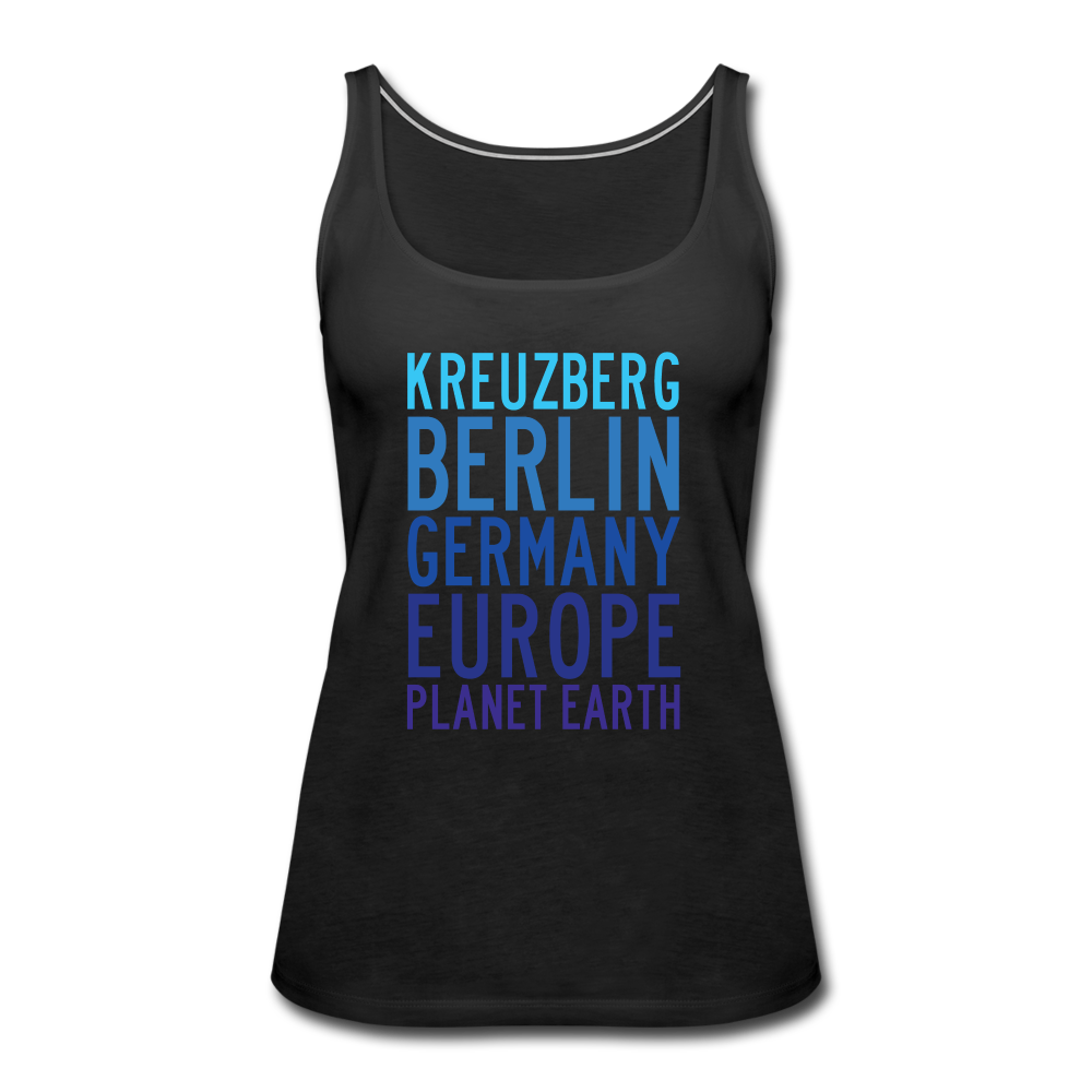 Kreuzberg - Planet Earth - Frauen Premium Tank Top - black