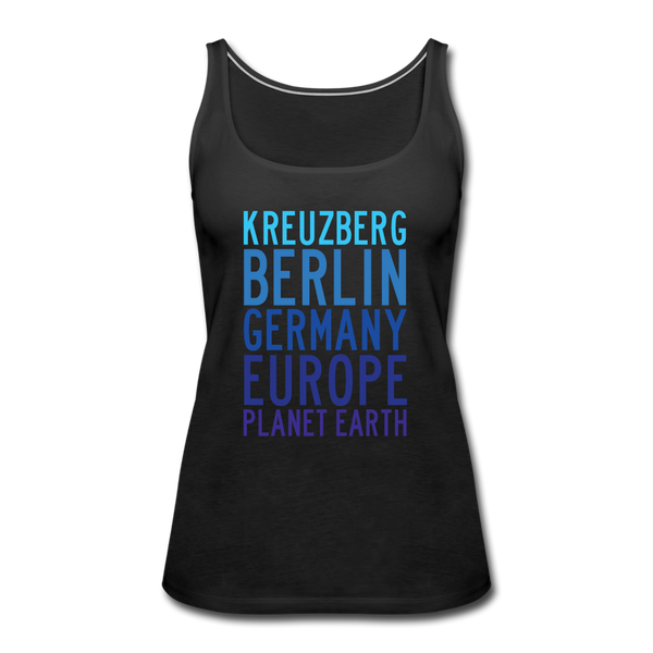 Kreuzberg - Planet Earth - Frauen Premium Tank Top - black