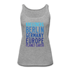 Kreuzberg - Planet Earth - Frauen Premium Tank Top - heather grey