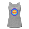 Pankow Retro - Frauen Premium Tank Top - heather grey