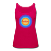 Pankow Retro - Frauen Premium Tank Top - dark pink