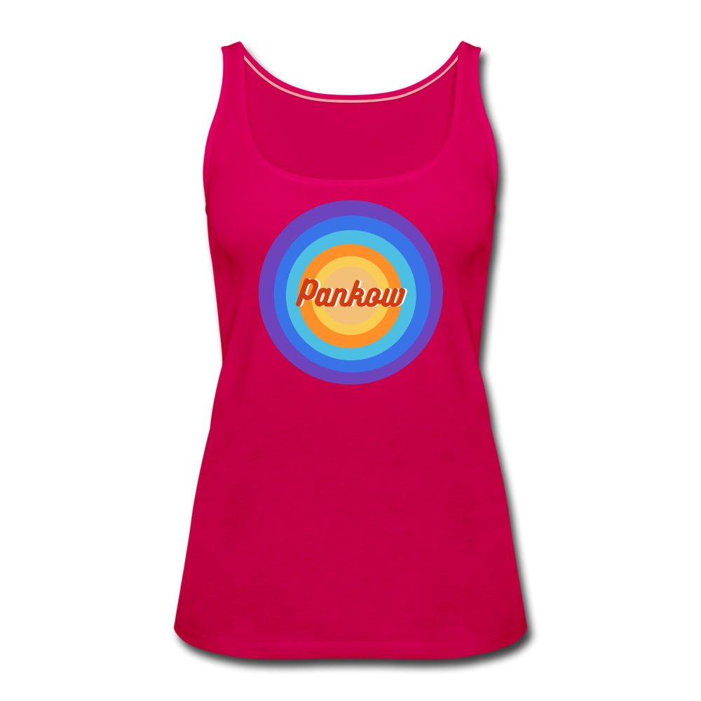 Pankow Retro - Frauen Premium Tank Top - dark pink