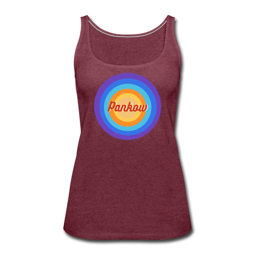 Pankow Retro - Frauen Premium Tank Top - heather burgundy