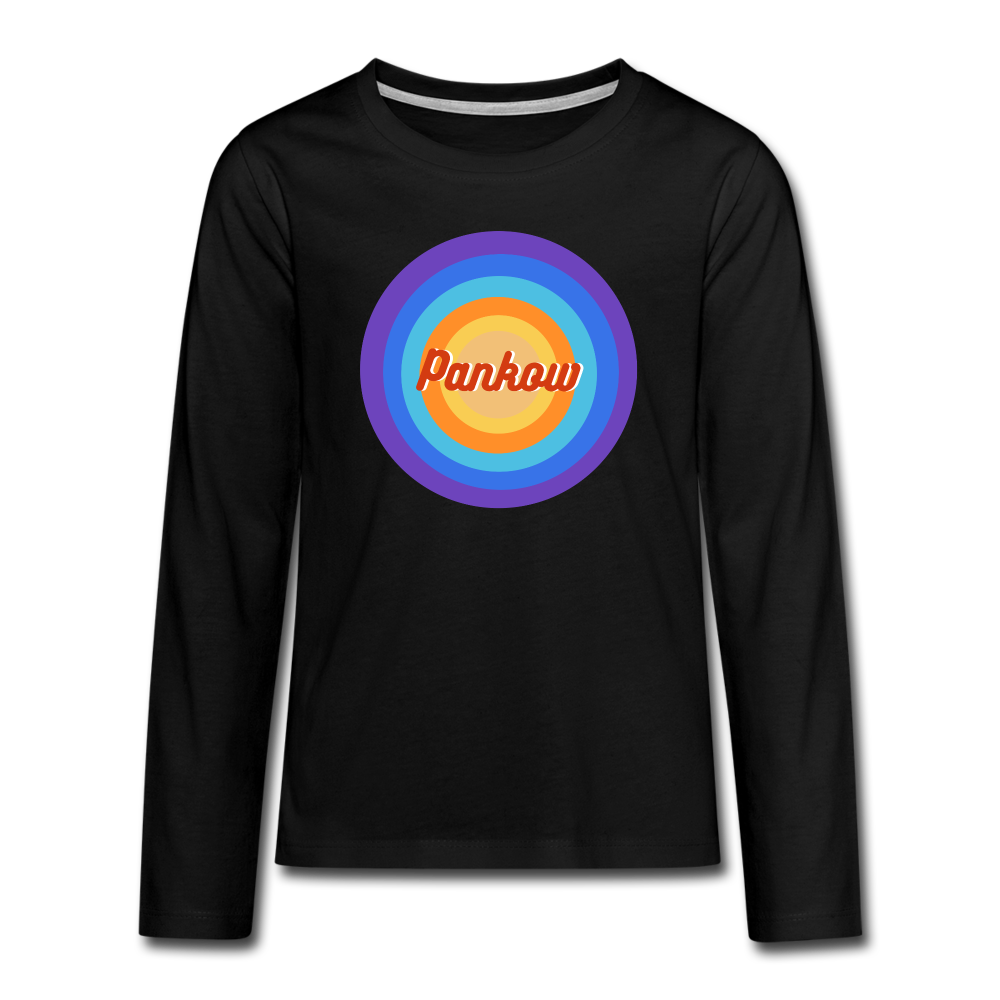Pankow Retro - Teenager Langarmshirt - black
