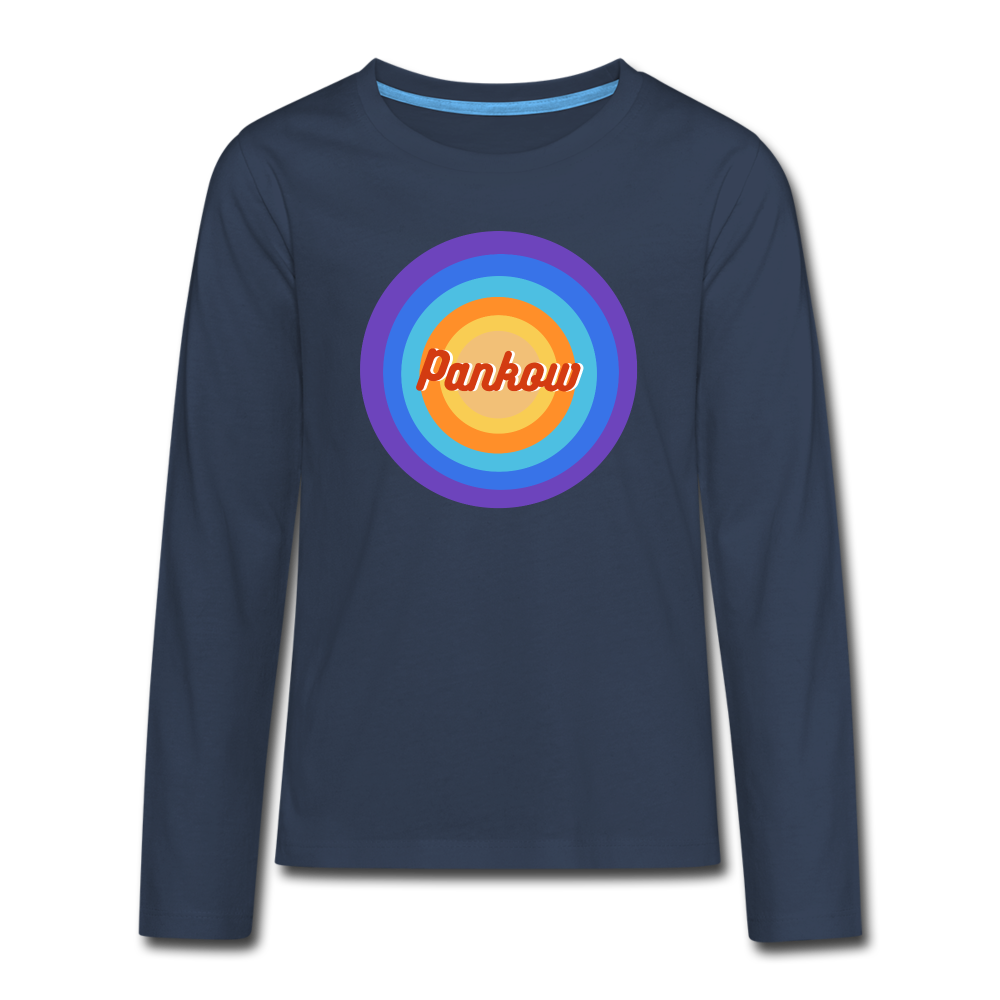Pankow Retro - Teenager Langarmshirt - navy